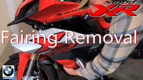 How to remove the fairings off any 2020-2022 BMW S1000XR