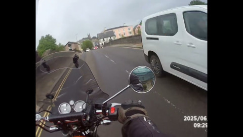 Motorcyclists:- Correct positioning approaching left turns you are passing, can save your life!