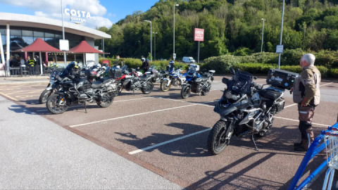Plymouth Advanced Motorcyclists fish and chip run to Brixham.