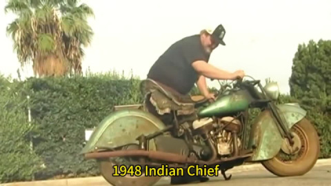 1948 Indian Chief motorcycle sound