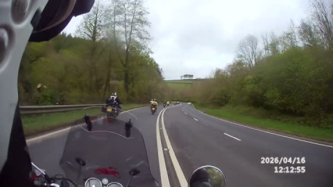 A 1st for me . Taking part in a motorcycle escort for a friend of 12 years on his last journey.