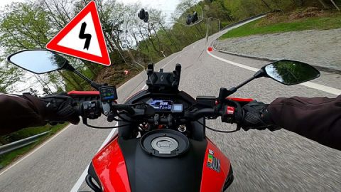 Yamaha Tracer 7 - fast ride on nice road!