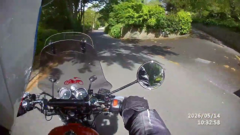 South devons only mountain pass! Heading down to north sands beach.