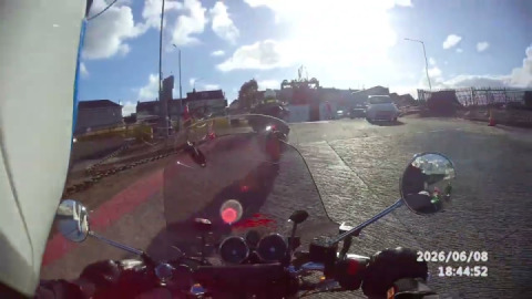 Leaving the Torpoint ferry, at the start of the PAM fish & chip ride to Looe.