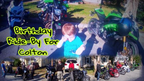 Birthday Ride-By For Colton was an awesome turn out an on YouTube watch and subscribe my channel
