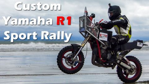 Custom Yamaha R1 Adventure Motorcycle Beach Race