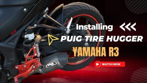 Installing a Puig Tire Hugger onto the Yamaha R3