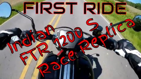 FIRST RIDE! Indian FTR 1200 S RR
