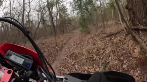 CRF450RL with a GoPro12 East Texas