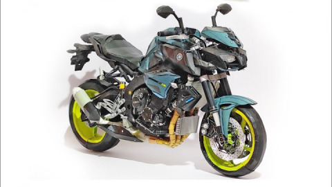 Paper Model of the YAMAHA MT-10 