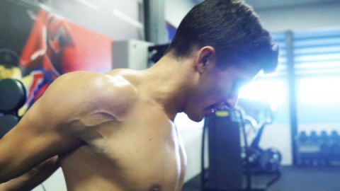 Marc Marquez hits the gym for the MotoGP season