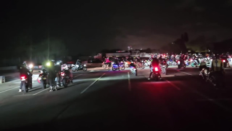 ~200 riders last night