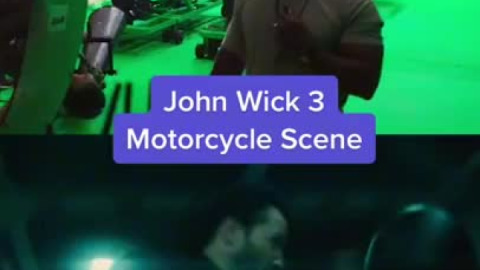 John Wick 3 motorcycle scene