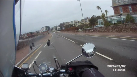 Just cruising on my Meteor 350 between Torquay and Paignton.