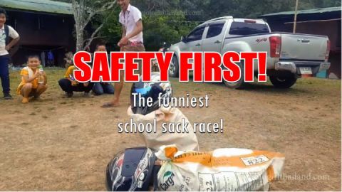 Safety First - The Funniest School Sack Race Around! ^^