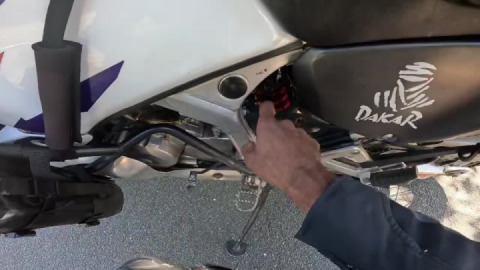 I’m already able to keep riding now, but I had this problem:
