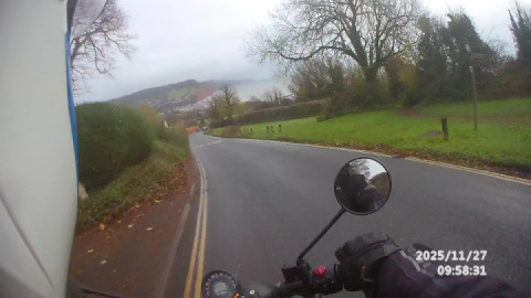 Enjoying a beautiful view of Sidmouth seafront and bay ..