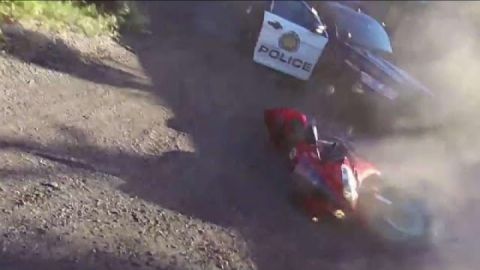 Wild motorcycle chase through Calgary streets