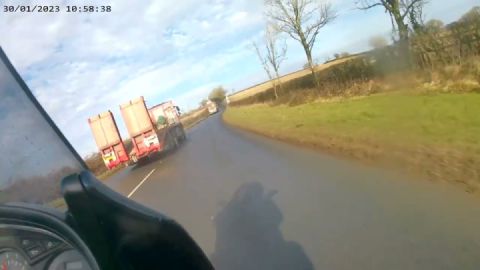 Another truck overtake