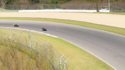 Me and my dad were at Barber Motorsports Park and they were having a bike track day