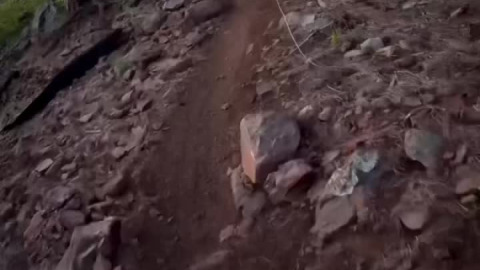 Sunset ride at Kelly canyon. These rocks are definitely unforgiving!