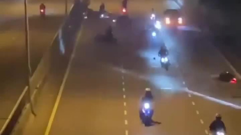 Illegal motorcycle race leads to multiple accidents