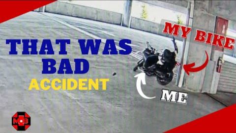 My Yamaha R3 Crash - Bike and me are down