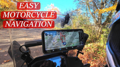 Adventure Motorcycle GPS Navigation System