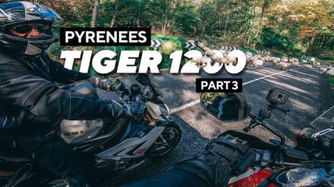 Triumph Tiger 1200 Motorcycle Routes in the Pyrenees part 1