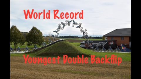 World Record - Youngest FMX Double Backflip