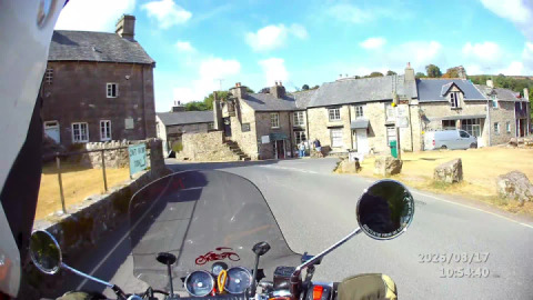 After coffee in the old inn, leaving pretty Widdecombe-in-the-moor and heading across Dartmoor.
