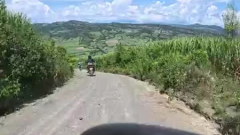 Adventuring through the off-road roads of Santander on our Ducatis, discovering new landscapes.