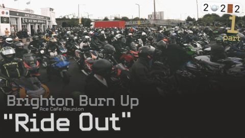 Legendary Ace Cafe London Reunion Ride Out down to Brighton Burn Up 