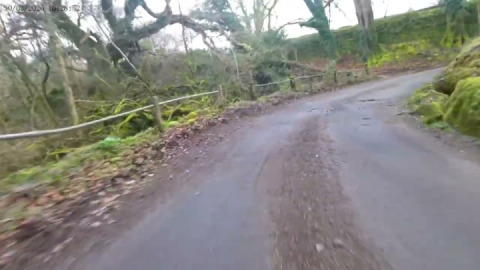 When you mishear your sat nav and you end up on a mucky lane!