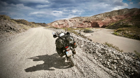 Motorcycle tour through South America