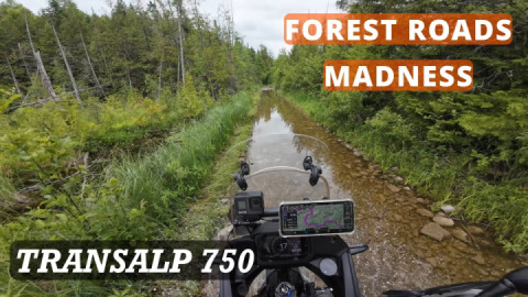 Honda Transalp 750 - Muskoka / Kawartha Highlands Off Road ride