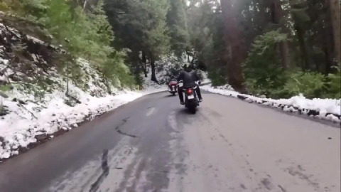 Slow ride on Mt Palomar