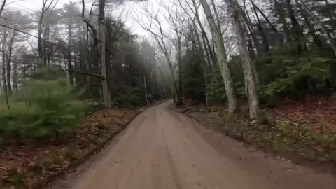 Muddy roads between storms
