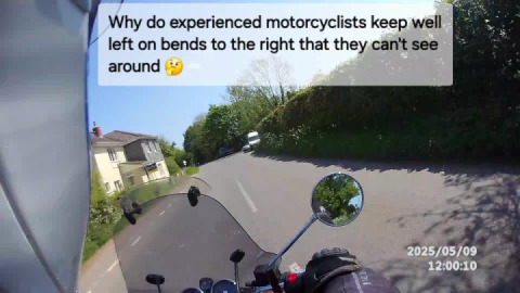 Keeping your Head while riding around bends!