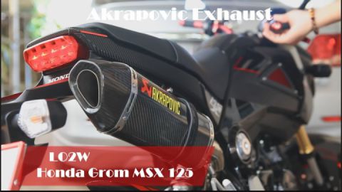 Top 10 Full Exhaust Sound Honda Grom MSX 125