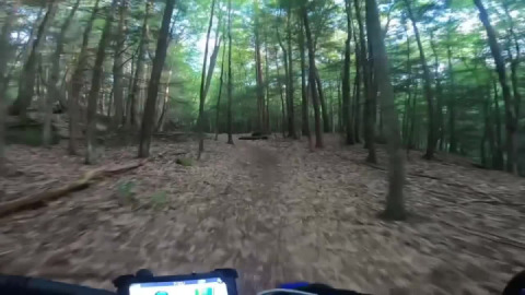 A very brief exploration on a short bit of a side trail at the end of my ride