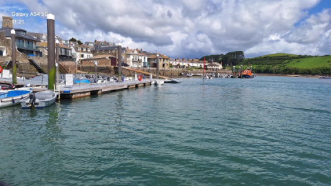 On a day of forecast 70% , a largely dry and sunny 75 mile ride to scenic Salcombe.