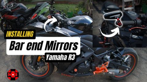 Installing Bar end Mirrors on to Yamaha R3