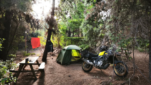 Motorcycle tour through South America