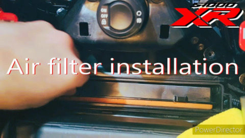 How to replace the Air filter on 2020 2021 2022 S1000XR