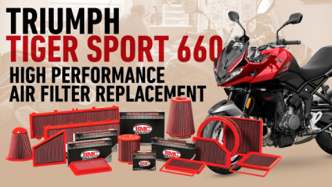 Triumph Tiger Sport 660: High Performance Air Filter Replacement